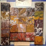 Collezione di diaspri, adoperati per ornamentazioni nel patrimonio artistico della Sicilia – Foto G. Surdi